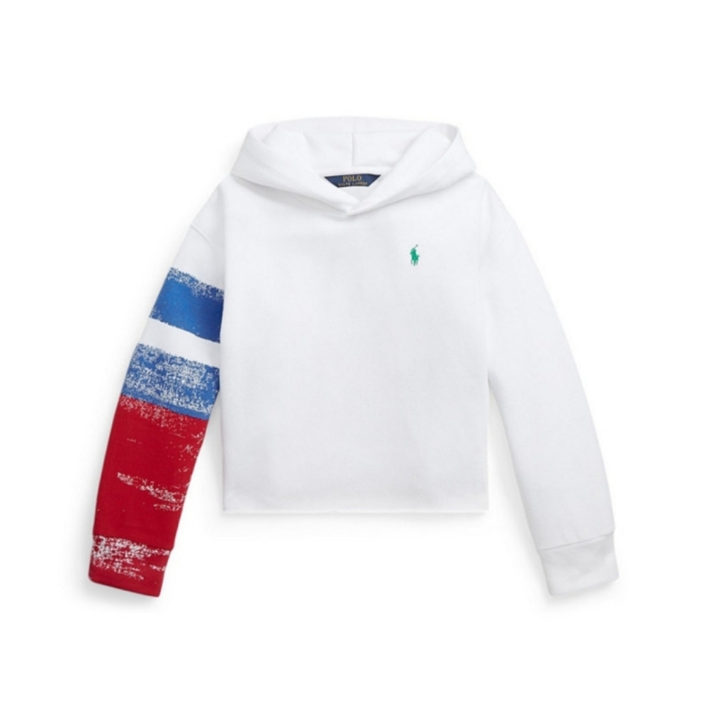(Set) Polo Ralph Lauren Striped Girls Fleece Set